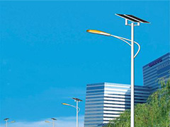 一般太阳能道路灯都是采用LED路灯头